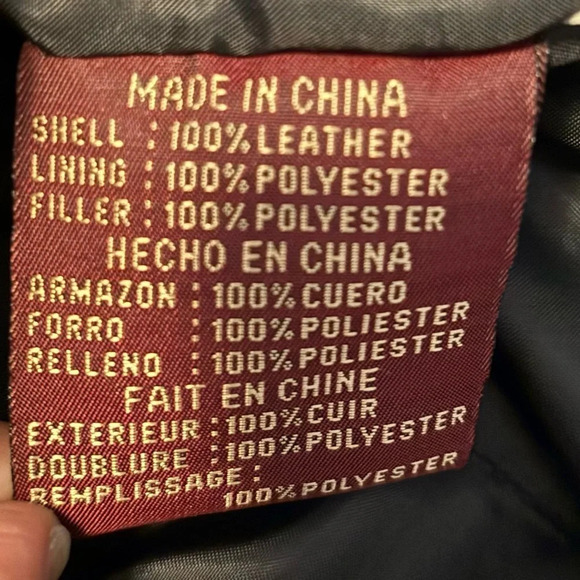 Vintage G III Leather Trench Coat Womens Medium 80-90s Shoulder Pads, Paisley - Picture 10 of 11